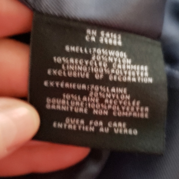 Brand New Men's Navy Button Down Cole Haan Coat - Picture 6 of 6